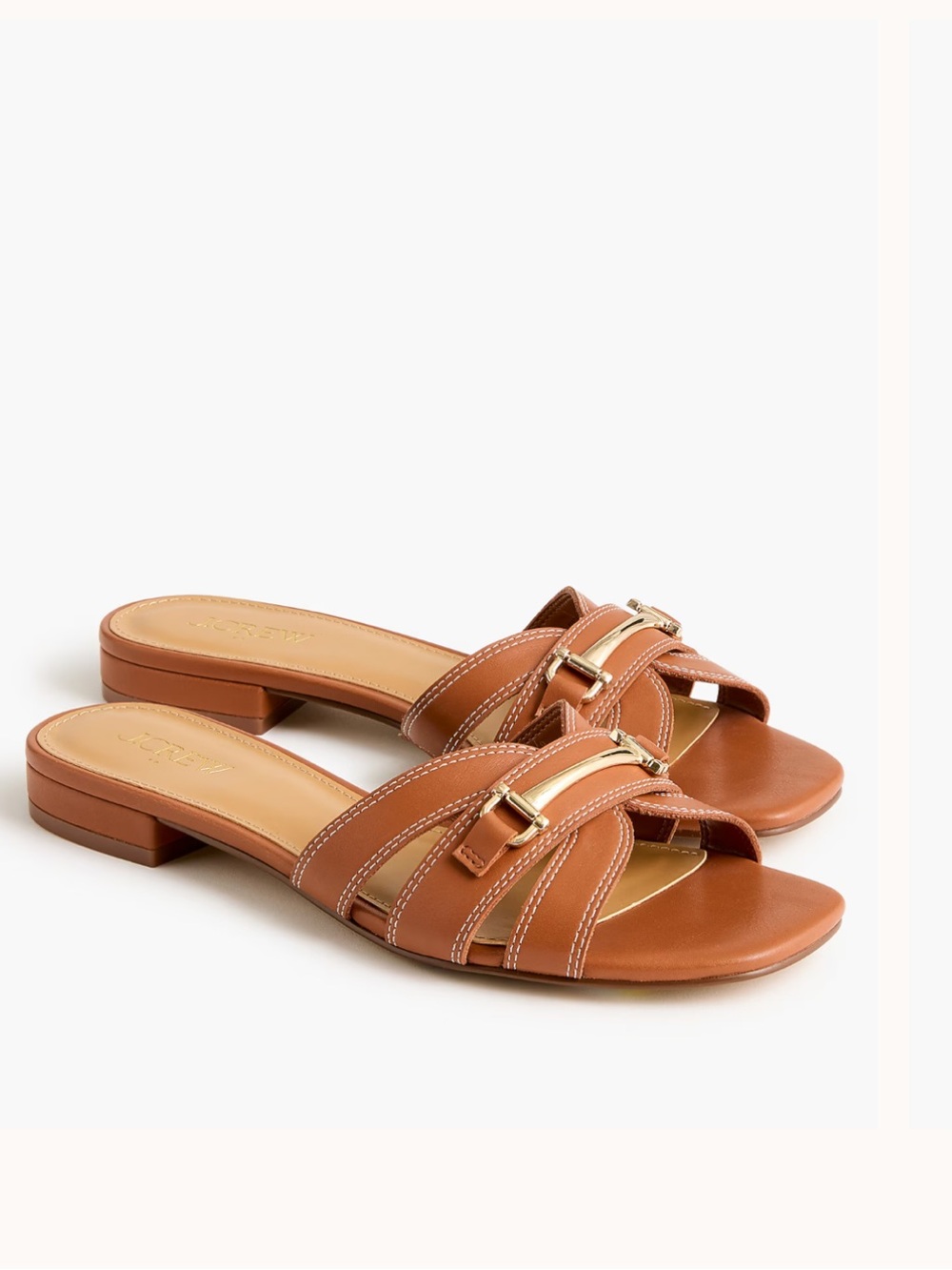 J. Crew Brown Leather Sandals